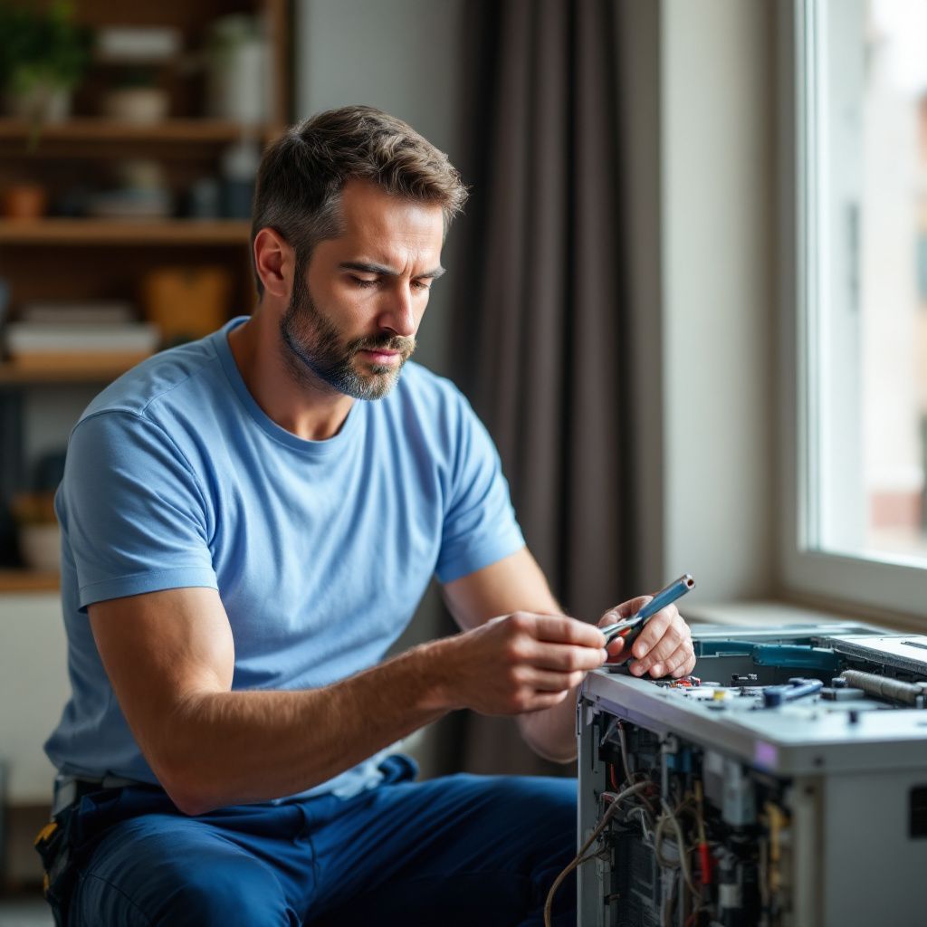 Mecánico con experiencias y habilidades excepcionales en reparación de electrodomésticos aerotermia en Campello MecÃ¡nico experto en aerotermia en Campello